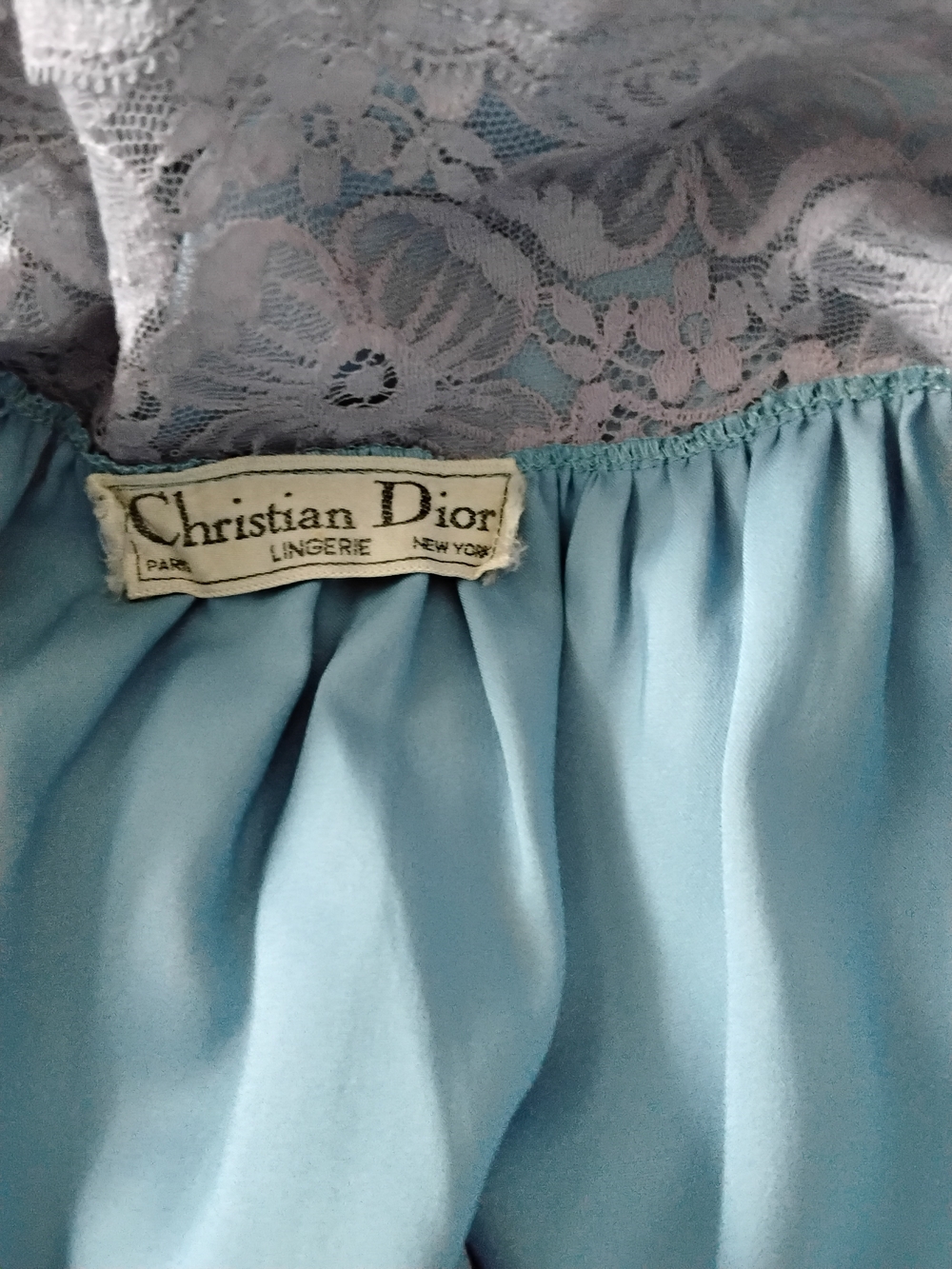 Vintage Christian Dior Pengnoir Set Color Blue - Picture 7 of 10
